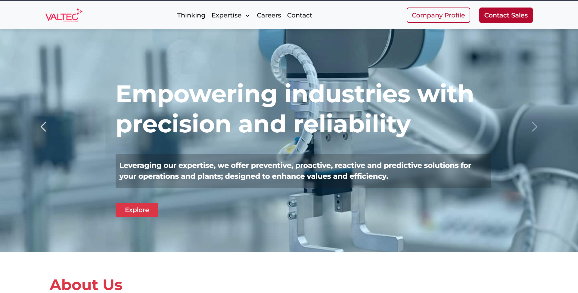 Valtec Company Website